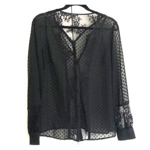 Ann Taylor lace blouse